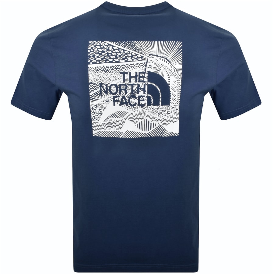 The North Face Redbox Celebration T Shirt Blue | Mainline